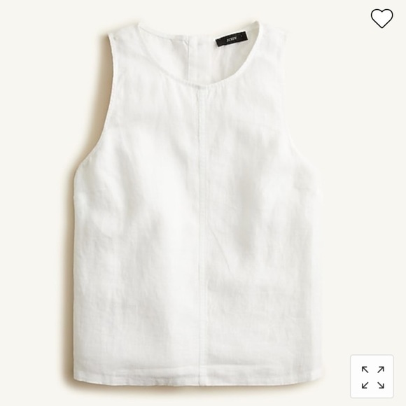 J. Crew Tops - NEW JCREW Carousel Button-back linen tank top
Item BJ170